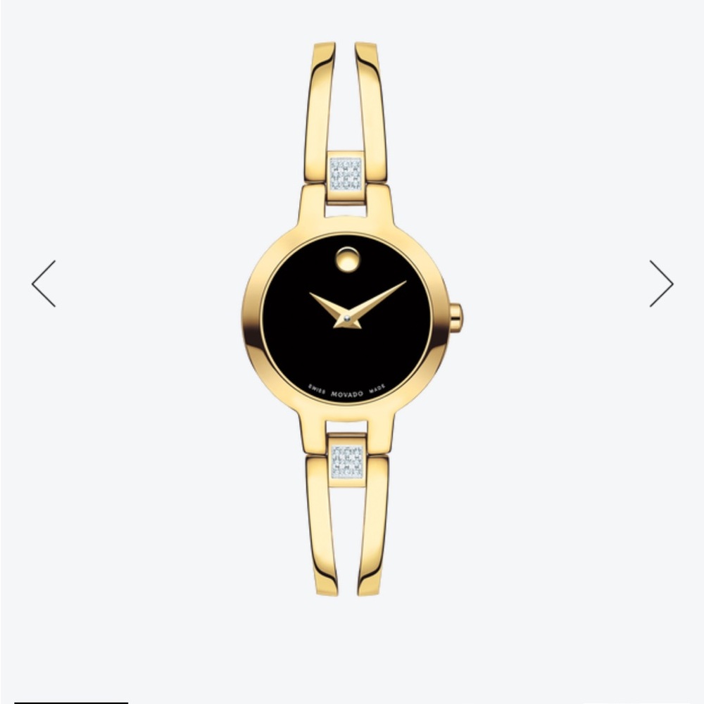 Movado Amorosa, 24 mm yellow gold used watch